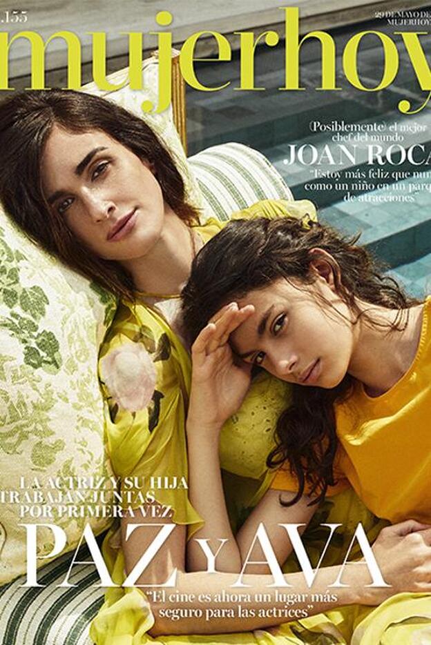 En portada: Paz Vega y su hija Ava. La actriz y su hija trabajan juntas por primera vez